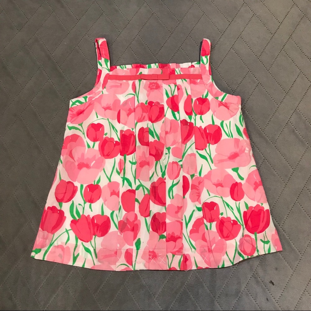 NWT Jack and Janie Girls Flower sleeveless Tank Top Sz 5